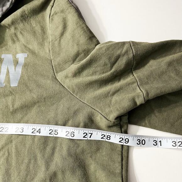 Sean John Men’s Cotton Full Zip Hoodie Sweatshirt Sz 4XB‎ Green Gray Logo - Picture 8 of 9